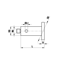 M5 Ø15 мм диск из высокопрочной стали, 1.5 мм толщина, L 21.5 мм, для систем ZEISS A-5555-0122